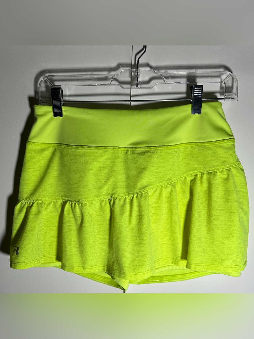Under Armour Neon Yellow Performance Skort Shorts